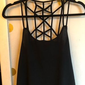 Black Strappy Tank